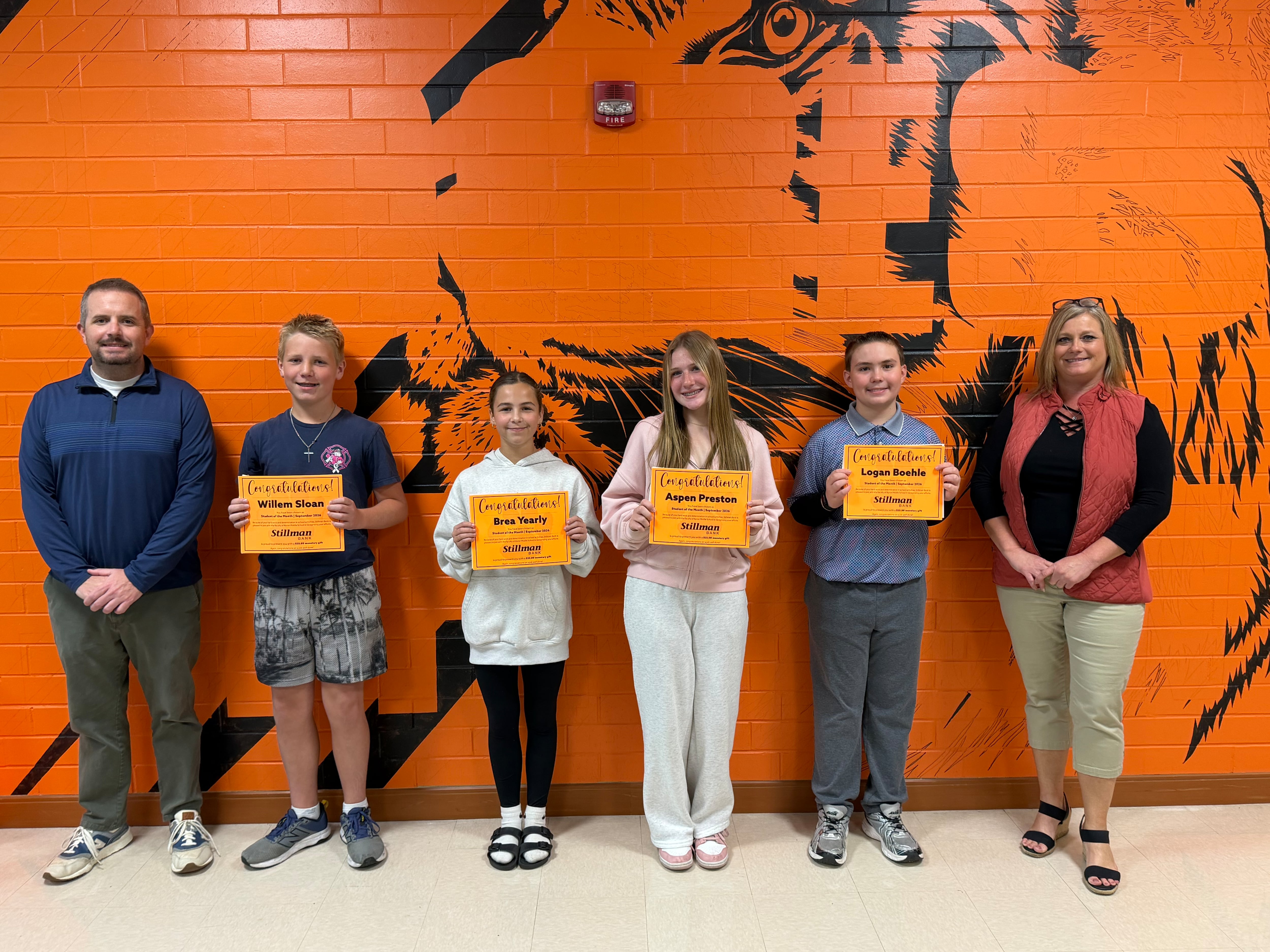 Byron Middle School’s September Students of the Month named — Shaw Local News Network